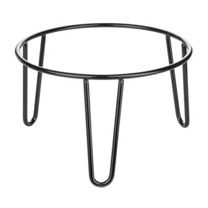 Olympia Non-Slip Riser Round Black Wire 210x120mm - HY983 - 1