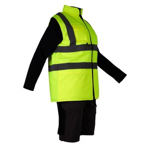 KeepSAFE Hi Vis Bodywarmer Reversible Yellow 2XL - JE633-2XL - 3