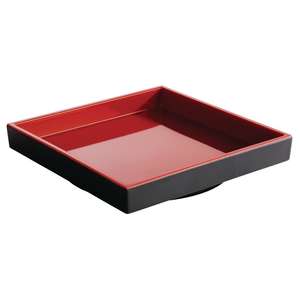 APS Asia+ Square Bento Box Red 230mm - Each - DW132 - 1