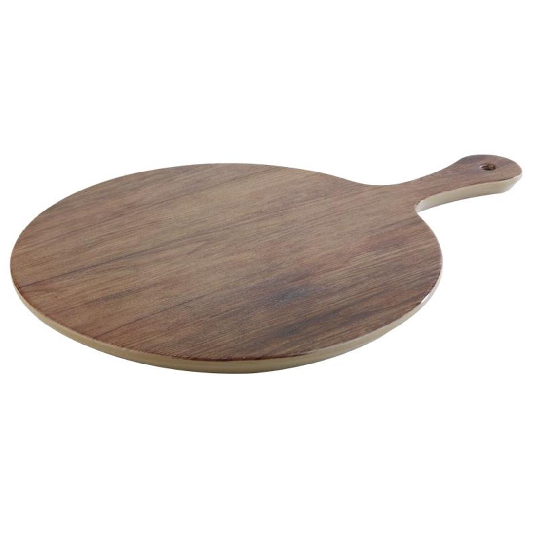 APS Oak Effect Round Handled Paddle Board 300mm - Each - GN560 - 1