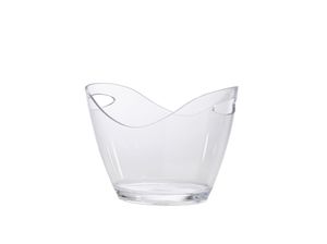 Clear Plastic Champagne/ Wine Bucket Small - PCB-S - 1