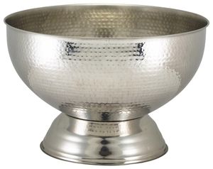 Hammered Stainless Steel Champagne Bowl 36cm - CHBWL1 - 1