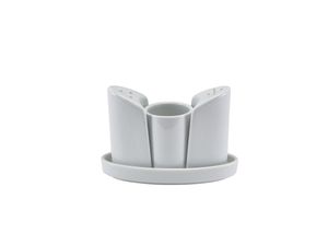 GenWare Porcelain 4 Piece Condiment Set (Pack of 6) - 306104 - 1