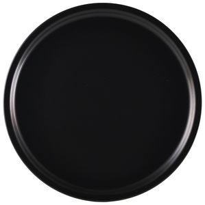 Luna Stoneware Black Pizza Plate 33cm/ 13 (Pack of 3) - B758042 - 1