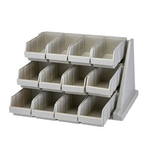 Cambro 12 Bin Versa Organiser Speckled Grey - 3