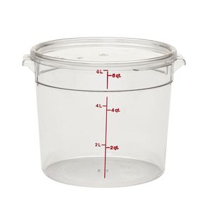 Cambro 5.7 - 7.6L Camwear® Round Lid - 3