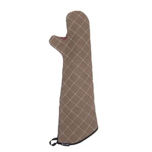San Jamar 24 Tan BestGuard Oven Mitt - 3