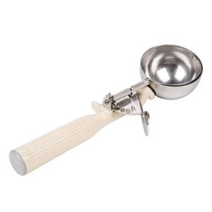 Vollrath 3 1/4oz Disher Ivory Handle - 1