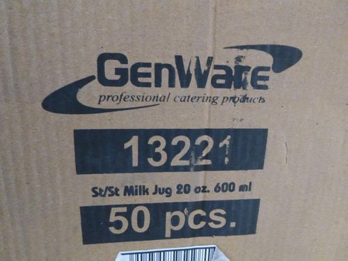 GenWare Stainless Steel Milk Jug 60cl/ 20oz - 13221 - 6