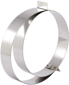 Matfer Adjustable Cake Ring 18-36cm Height 4.5cm - 11396-01 - 1