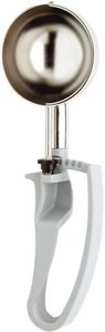 Unigrip Stainless Steel Ice Cream Scoop With Trigger 8 Portions Per Litre Grey - 187702 - 1