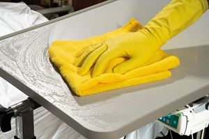 Yellow Latex Gloves 30cm Size 6 - 730256 - 3