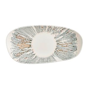 Churchill Lyra Organic Oblong Plates Pink Opal 300x150mm (12 Pack) - JM063 - 1