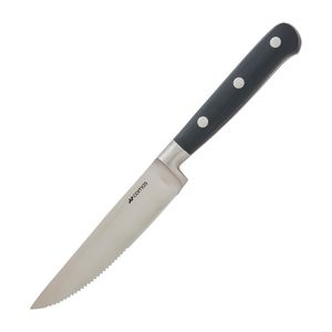 Comas Steak Knives Black Handles 258mm (6 Pack) - JM195 - 1