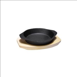 Cast Iron Dish & Trivet Round 14Cm - 7118 - 1