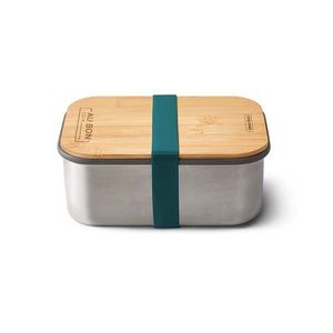 Custom Branded Stainless Steel Sandwich Box Large - black+blum - C5886 - 3