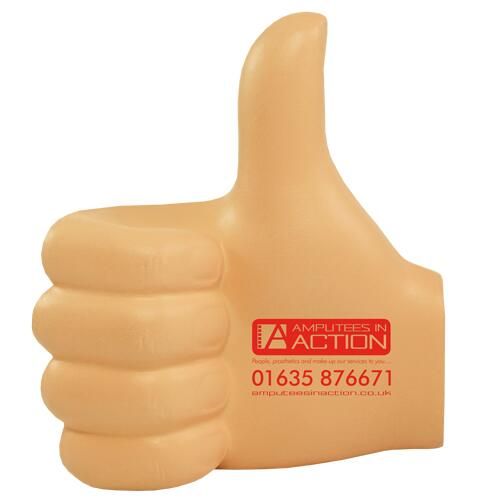 Custom Branded Stress Thumbs Up (Right Hand) - S0320 - 1