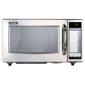 Sharp R21AT Medium Duty Commercial Microwave Oven, 1000W - R21AT - 1