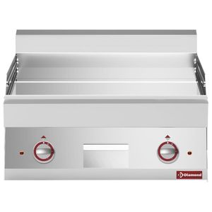Diamond E65/PLCD7T-230V/3-N Smooth Cooking Plate Countertop Electric Griddle, 9kW - E65-PLCD7T-230V-3-N - 1