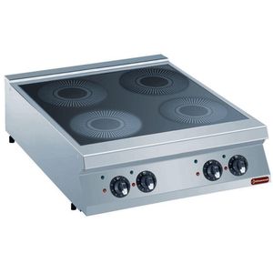 Diamond E22/4ID8T-N Vitroceramic Electric 4 Induction Hob Cooker, 20kW - E22-4ID8T-N - 1
