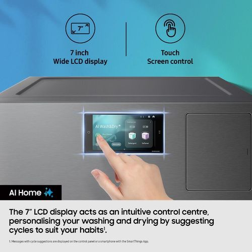 Samsung WD18DB8995BZT1 Bespoke AI All-in-One Heat Pump Washer Dryer, 18/11kg - WD18DB8995BZT1 - 14
