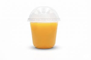 10oz U-Shaped rPET Smoothie Cups - Round Bottom 90mm Diameter (Case of 1000) - GP212094 - 1