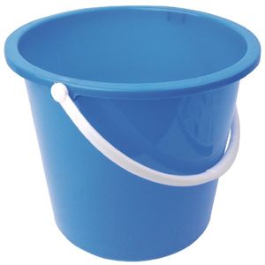 Jantex Round Plastic Bucket Blue 10Ltr - CD804  - 1