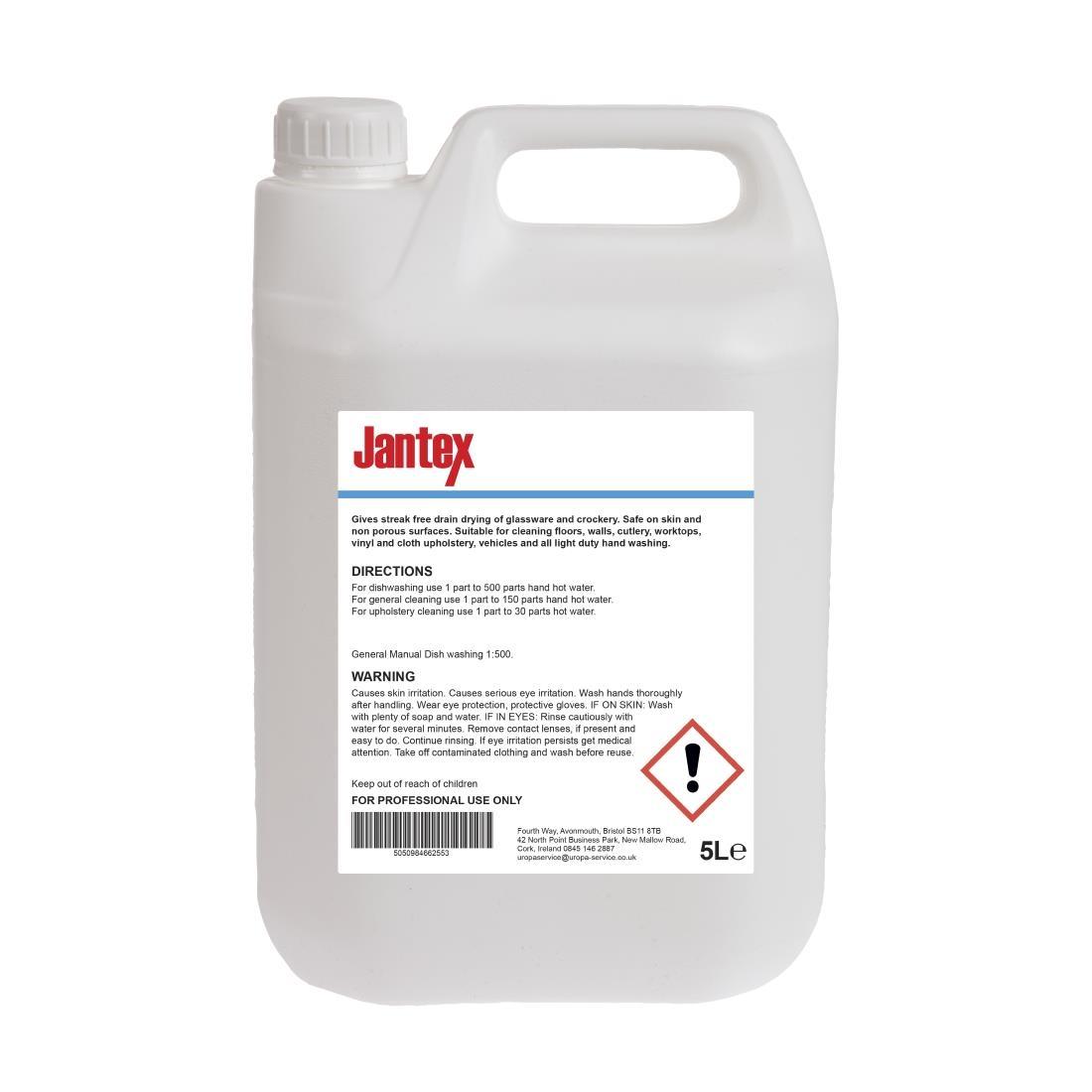 Jantex Washing Up Liquid Concentrate 5Ltr - CF975  - 2
