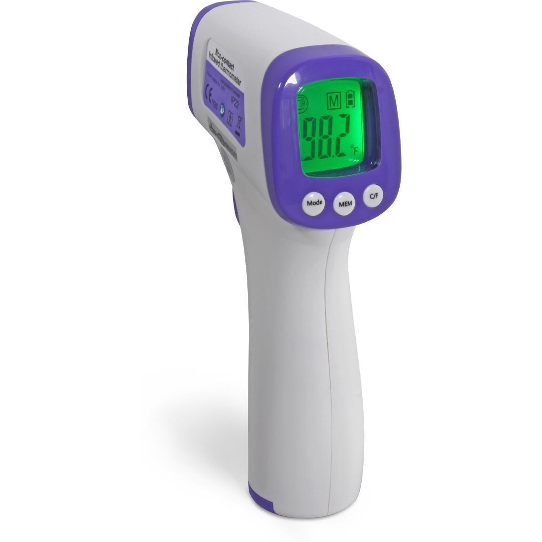 San Jamar Non-Contact Infrared Forehead Thermometer - DF030  - 1