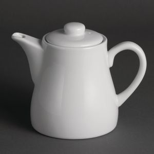 Olympia Whiteware Teapots 483ml (Pack of 4) - U822  - 1