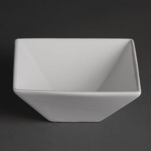 Olympia Whiteware Square Bowls 170mm (Pack of 12) - U829  - 1