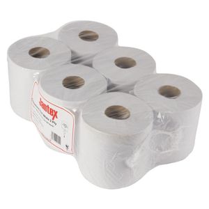 Jantex Centrefeed White Rolls 2-Ply 120m (Pack of 6) - DL920  - 6