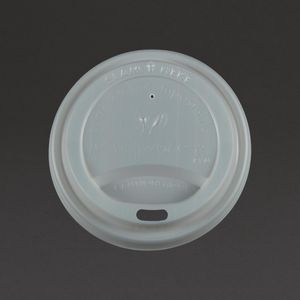 Vegware Compostable Coffee Cup Lids 225ml / 8oz (Pack of 1000) - GH024  - 1