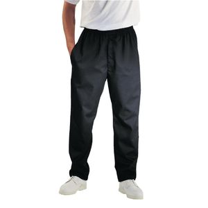 Chef Works Essential Baggy Trousers Black S - A029-S  - 1