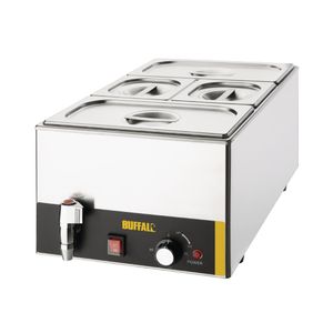 Buffalo Bain Marie with Tap and Pans - S047  - 3