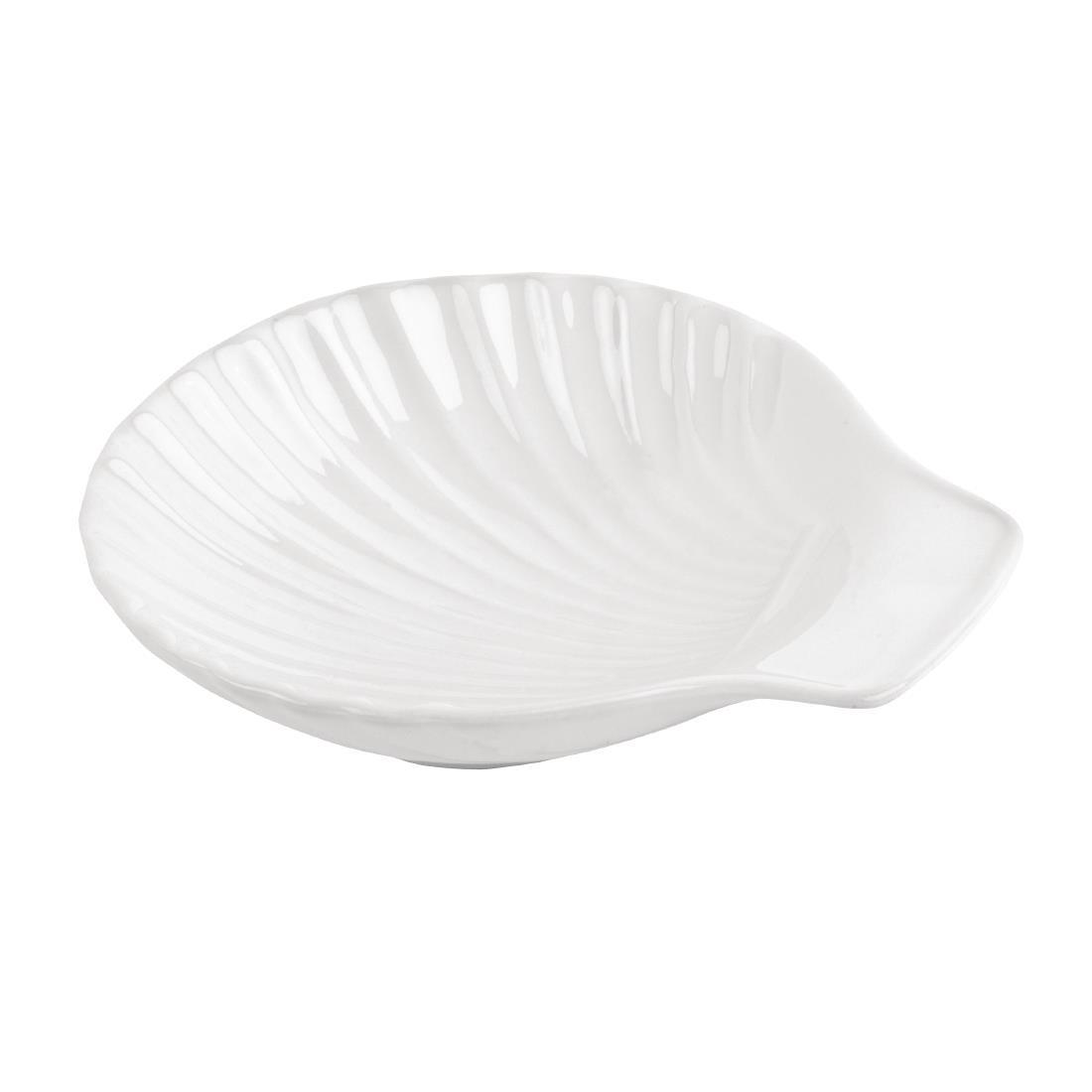 Olympia Scallop Shell Dishes 130mm (Pack of 6) - W420  - 2