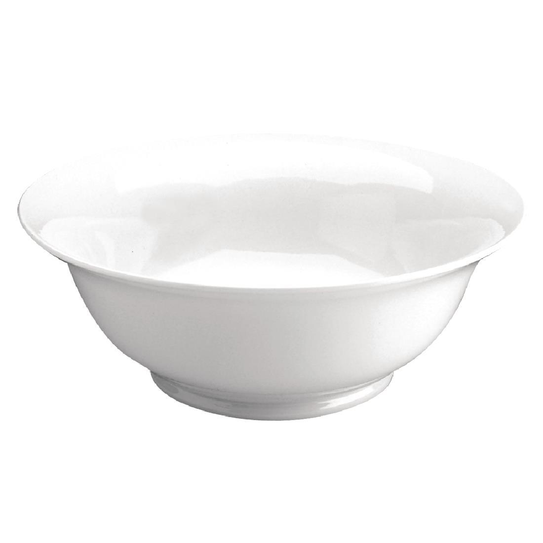 Olympia Whiteware Salad Bowls 235mm (Pack of 6) - W436  - 4