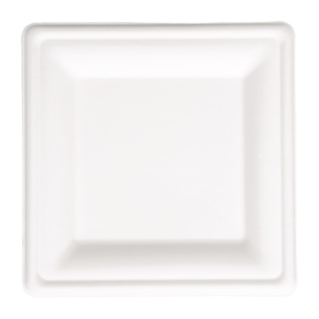 Fiesta Compostable Bagasse Square Plates 261mm (Pack of 50) - FC520  - 3