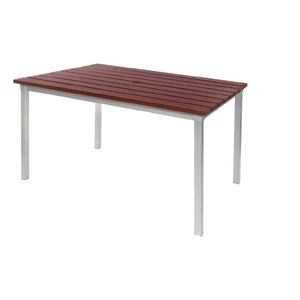 Enviro Outdoor Walnut Effect Faux Wood Table 1250mm - CK812  - 1