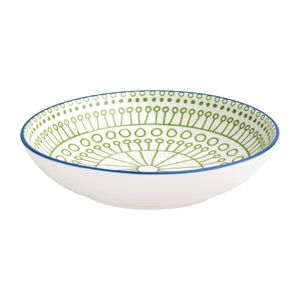 Olympia Fresca Flat Bowls Green 195mm (Pack of 6) - DR766  - 3