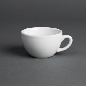 Royal Porcelain Classic White Espresso Cups 85ml (Pack of 12) - CG026  - 1
