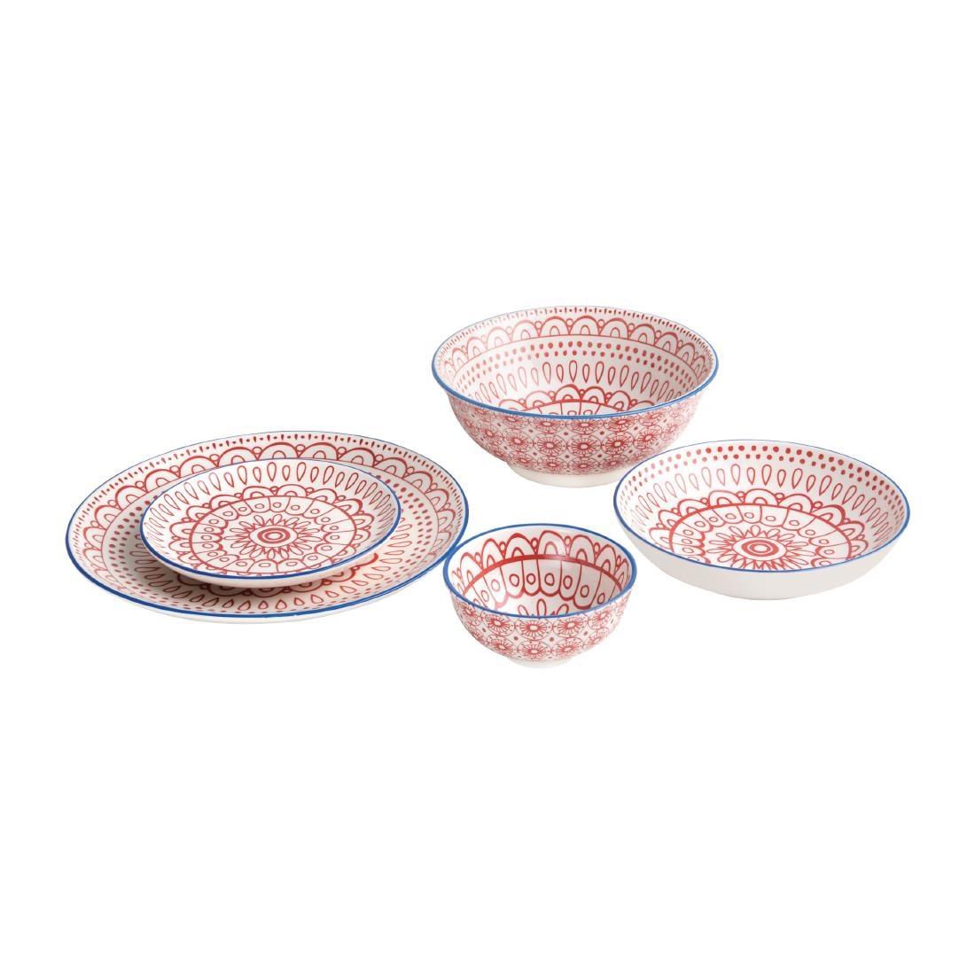 Pack of 6 Olympia Fresca Small Plates 178mm Stoneware 