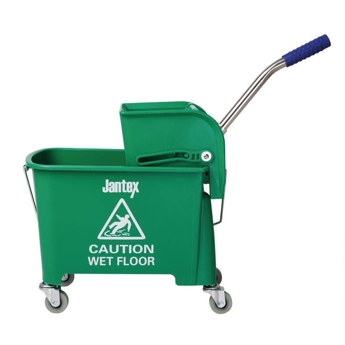 Jantex Kentucky Mop Bucket and Wringer 20Ltr Green - GK689  - 1