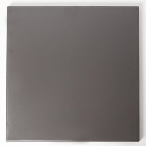 Werzalit Pre-drilled Square Table Top  Dark Grey 700mm - GR636  - 1