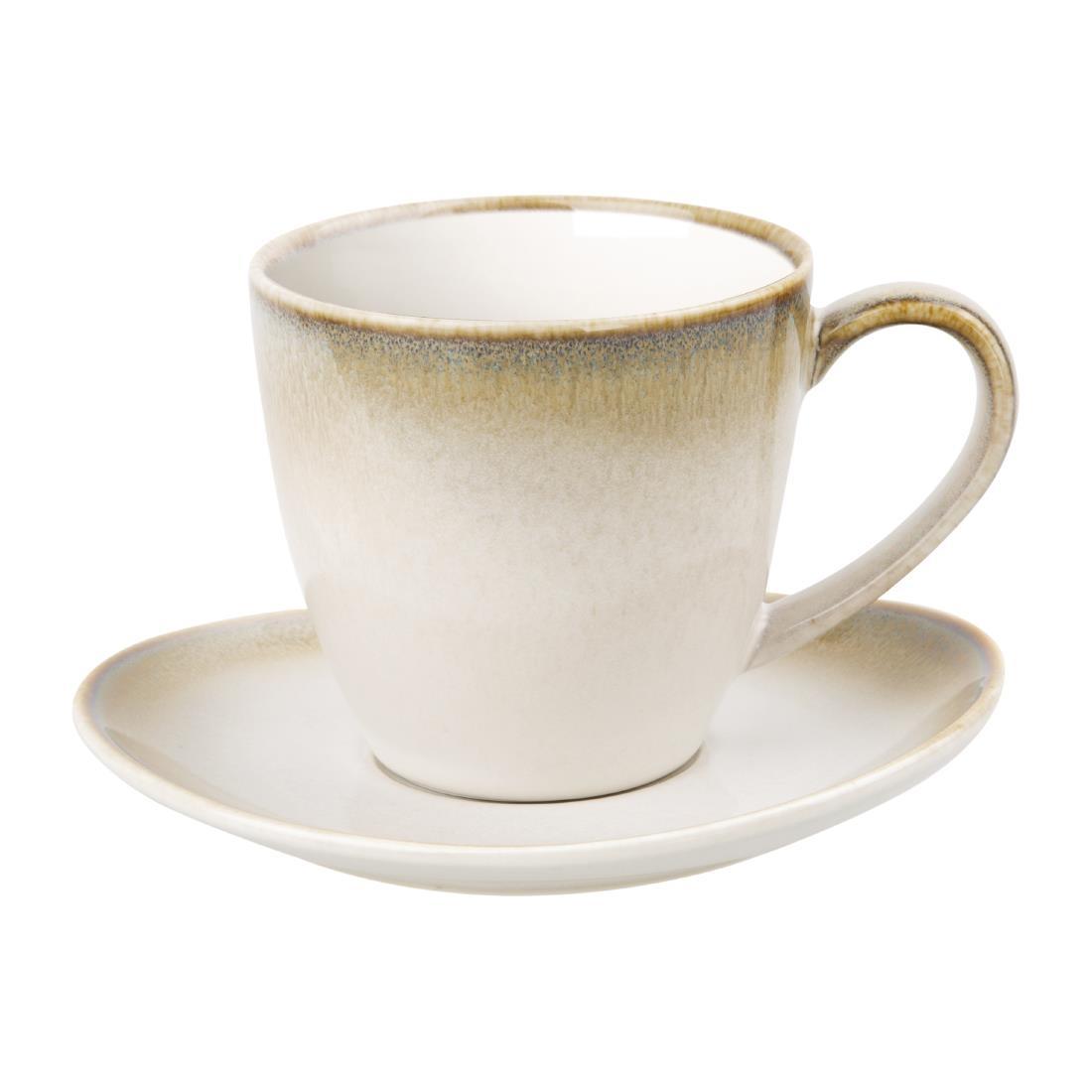 Olympia Birch Taupe Saucers 141 x 126mm (Pack of 6) - DR787  - 3
