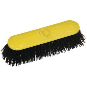 SYR Contract Broom Head Stiff Bristle Yellow 10.5in - CC084  - 1