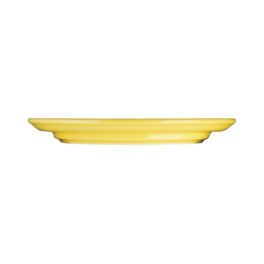 Olympia Heritage Raised Rim Plates Yellow 203mm (Pack of 4) - DW146  - 3