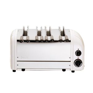 Dualit 4 Slice Sandwich Toaster White 41034 - E977  - 1
