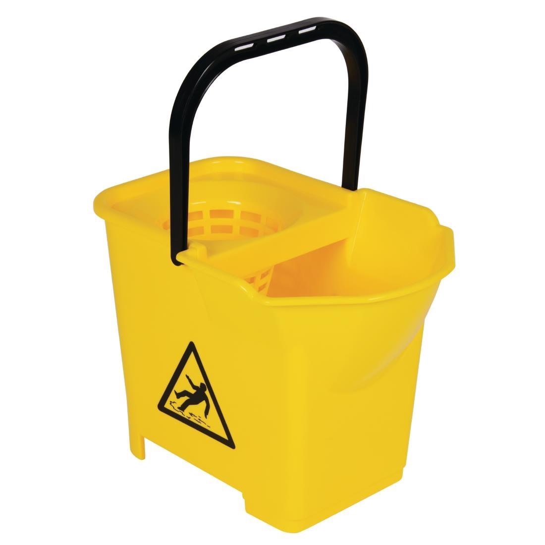 Jantex Colour Coded Mop Bucket Yellow - S223  - 1