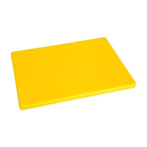 Hygiplas Low Density Yellow Chopping Board Small - GH796  - 1
